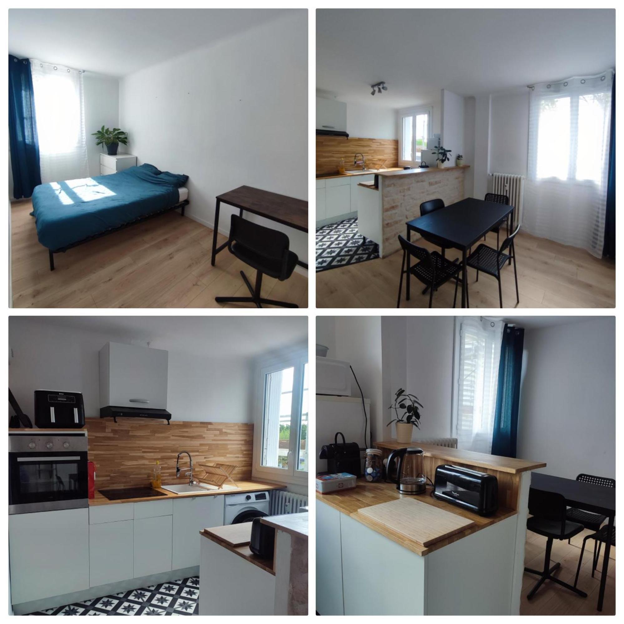 Chambre Dans Appartement Les Grands Noels Saint-Sébastien-sur-Loire Exteriör bild